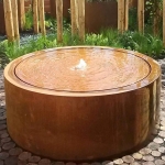 Corten Steel Water Feature