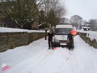 Domestic snow clearing