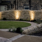 York Stone Walling with York Stone "Hogs Back"